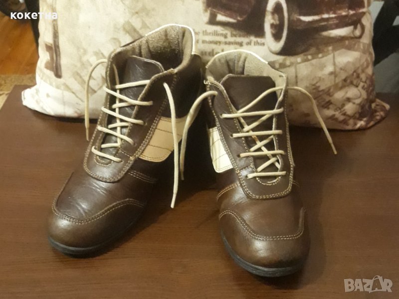 Обувки - боти от естествена кожа, снимка 1