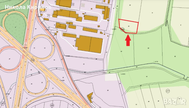 Продава ПАРЦЕЛ     град Хасково, Промишлена зона - Север, снимка 1
