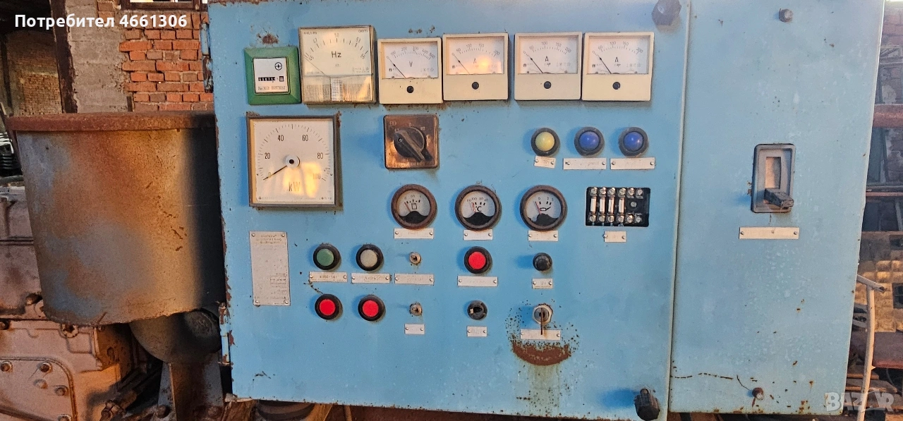 Генератор за ток 125 KW почти неизползван - на 14 часа !, снимка 1