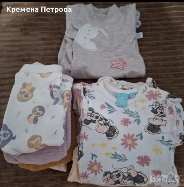Лот бебешки дрешки за момиче размер 62, снимка 1