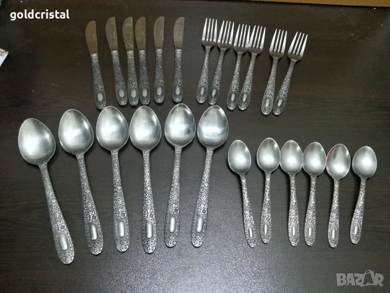 стари немски прибори за хранене , снимка 1