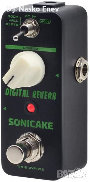 SONICAKE Digital Reverb Room Hall Plate Guitar Effects Pedal - Реверб педал за ел китара /НОВ/, снимка 1