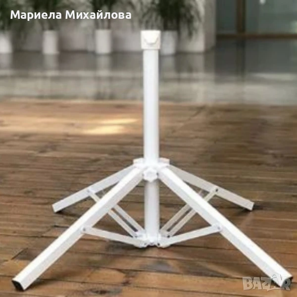 Сгъваема метална стойка за чадър Muhler UV-2068 – стабилност и удобство навсякъде, снимка 1
