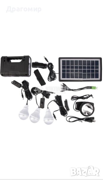 Мобилна соларна система за осветление JMK-8007, 9V, 3-7W, снимка 1