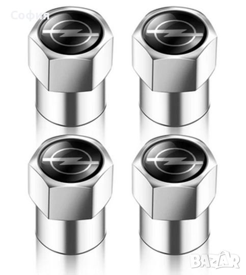 Нови метални капачки за винтили за ОПЕЛ OPEL и други автомобили НАЛИЧНО, снимка 1