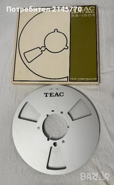 Празна алуминиева магнетофонна ролка Teac 26.5cm, снимка 1
