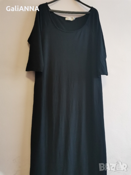 СТРАХОТНА ДЪЛГА ЧЕРНА РОКЛЯ РАЗМЕР 2XL, снимка 1