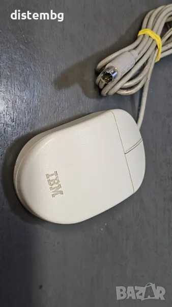 Ретро мишка  IBM  PS 2 с топче, снимка 1
