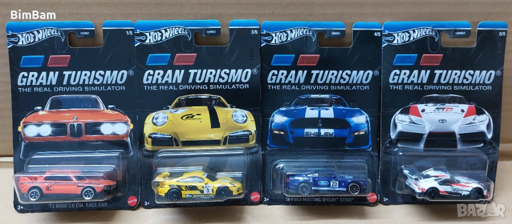 Колички Hot Wheels GRAN TURISMO / Хот Уилс - 4 модела / 016, снимка 1