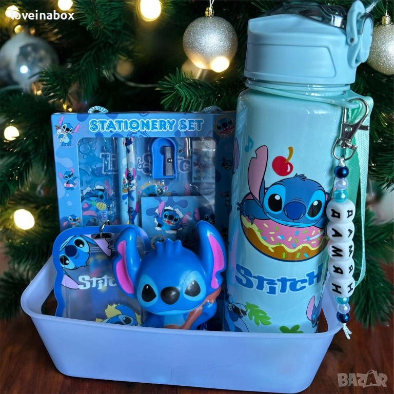 Коледен комплект Стич, снимка 1