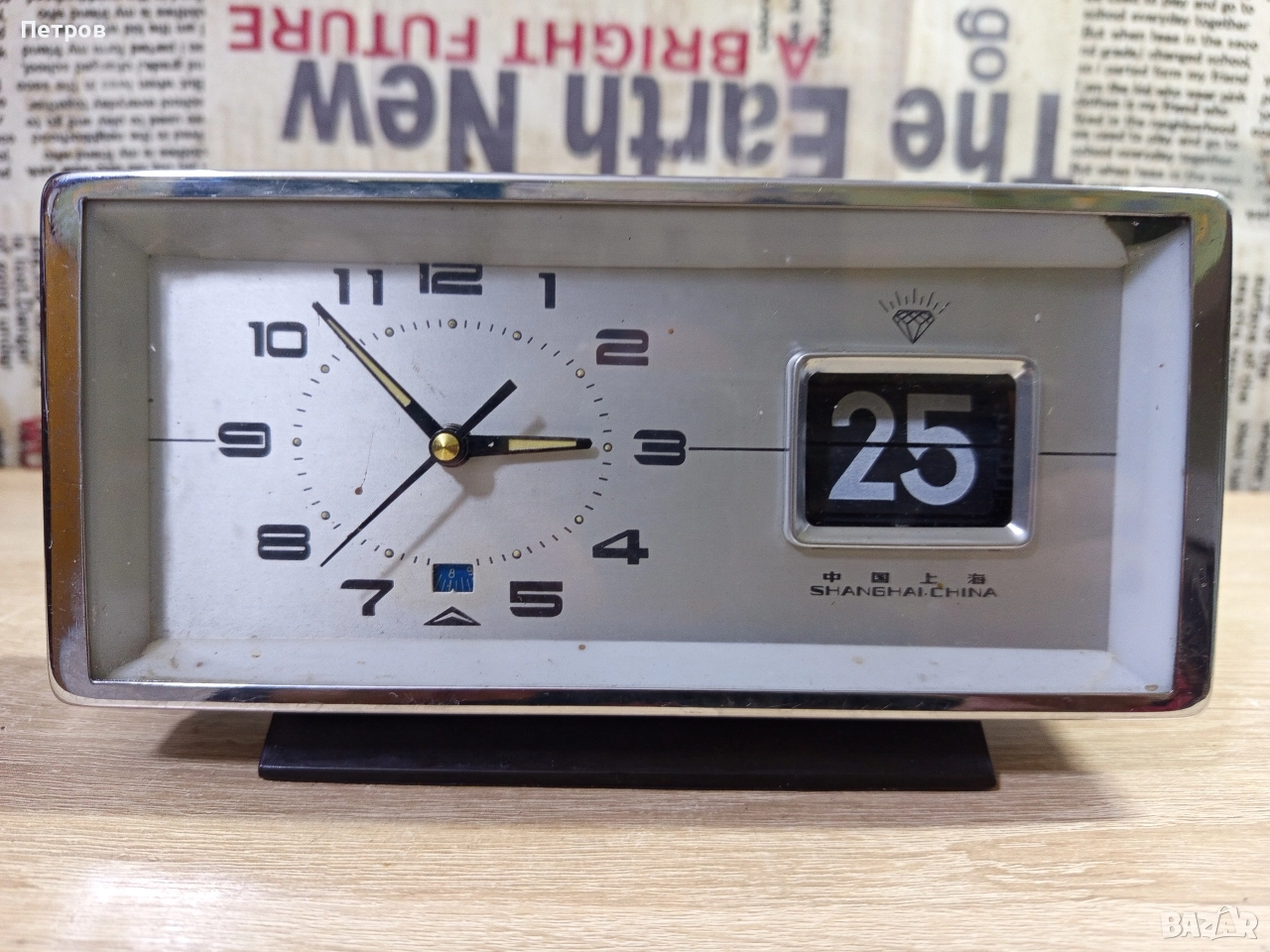 Стар китайски настолен часовник, снимка 1