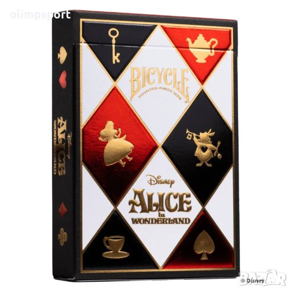 Карти за игра Bicycle Disney Alice in Wonderland  , снимка 1