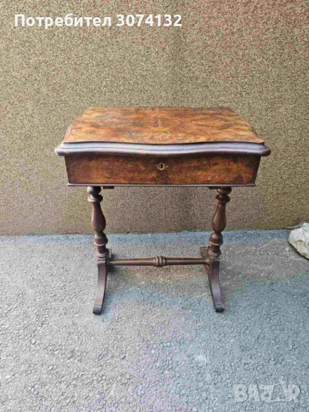 Ретро тоалетка с интарзия, снимка 1