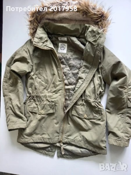 Яке тип парка H&M 146см, снимка 1