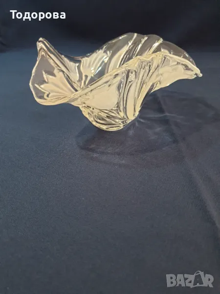Кристална немска купа,бомбониера, снимка 1