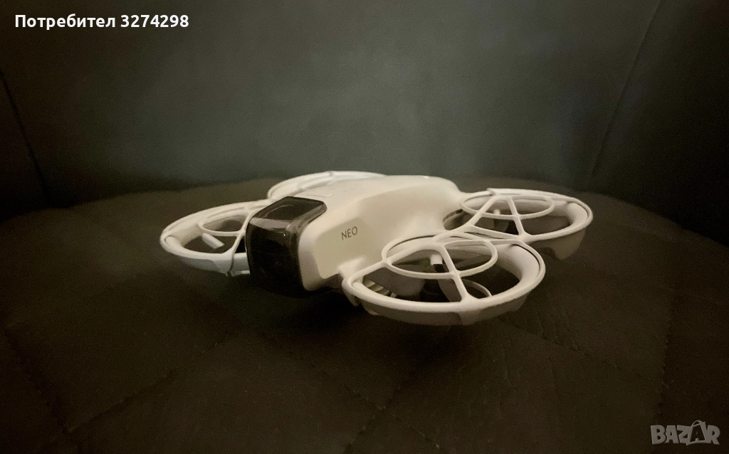Дрон DJI NEO с чанта към него, снимка 1