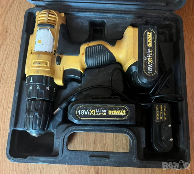 DeWALT XR 18V ударен оригинален безжичен акумулаторен винтоверт , снимка 1
