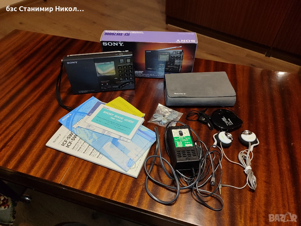 Използвано радио Sony ICF-SW7600G FM Stereo/SW/MW/LW PLL World Radio., снимка 1