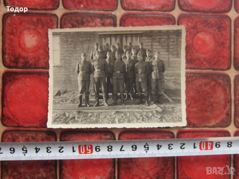 Стара снимка немски войник 3 райх в26, снимка 1