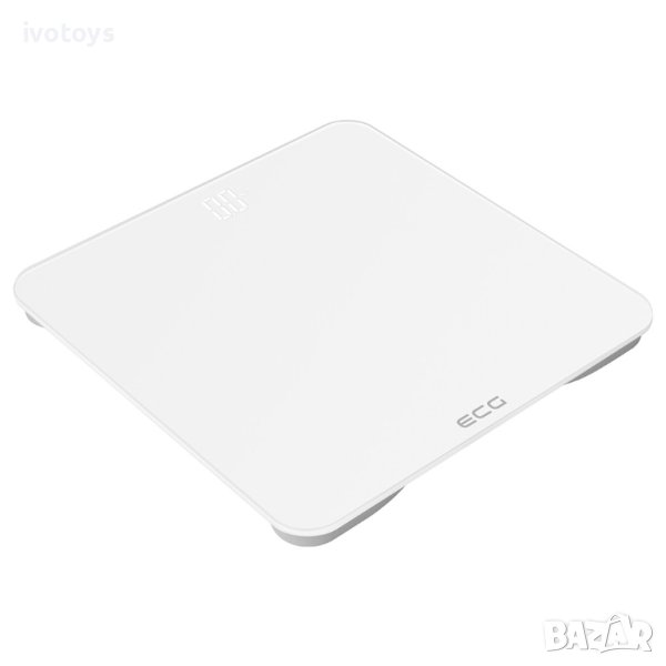 Електронна везна ECG OV 1821 White, 180кг, LCD дисплей, Бял, снимка 1