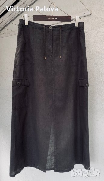 Дълга пола FFY лен, снимка 1