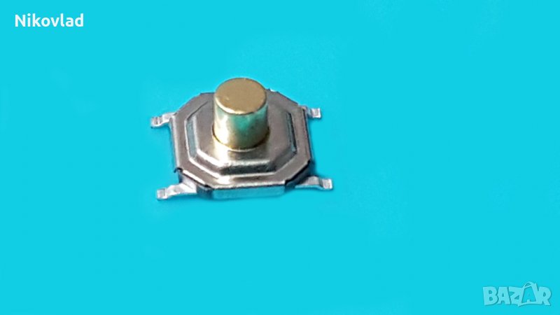Микро бутон 4X4X3 mm, снимка 1