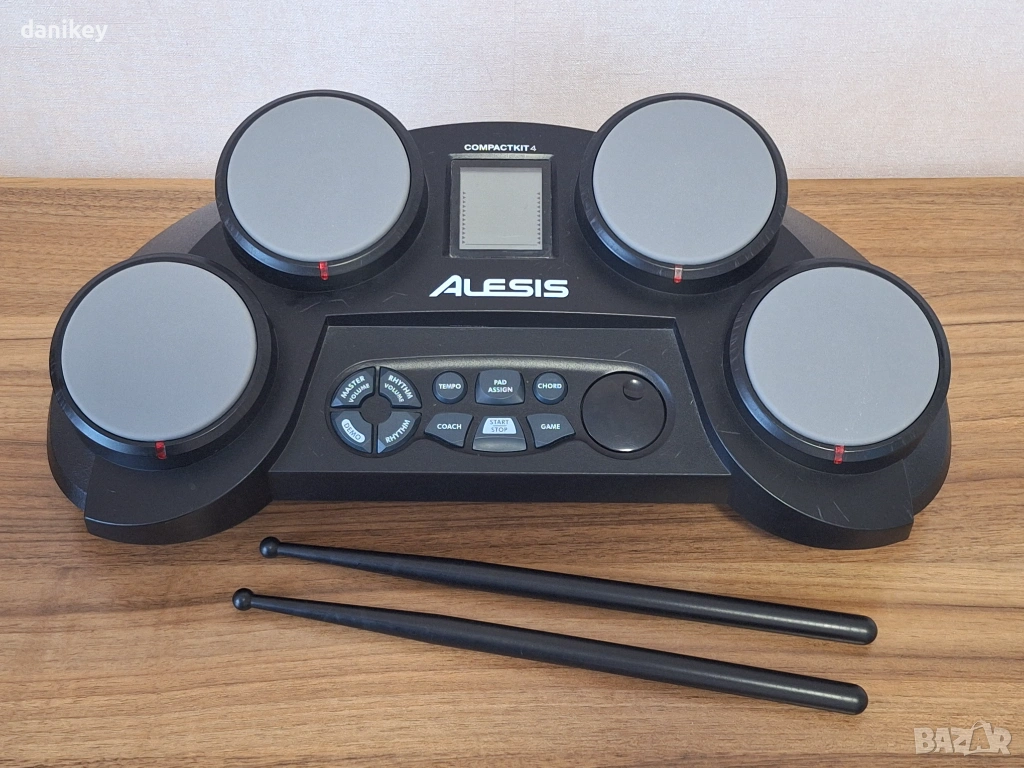 Електронни барабани Alesis Compact Kit 4 – идеални за начинаещи, снимка 1