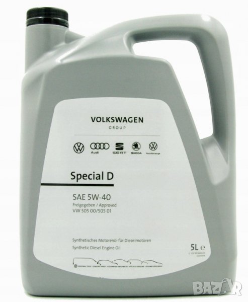 Моторно масло VOLKSWAGEN VAG Special D 5W40 5L , снимка 1