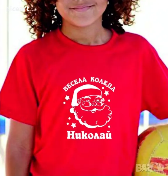 Детска коледна тениска , снимка 1