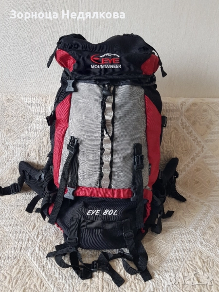 Голяма туристическа раница 80л, снимка 1