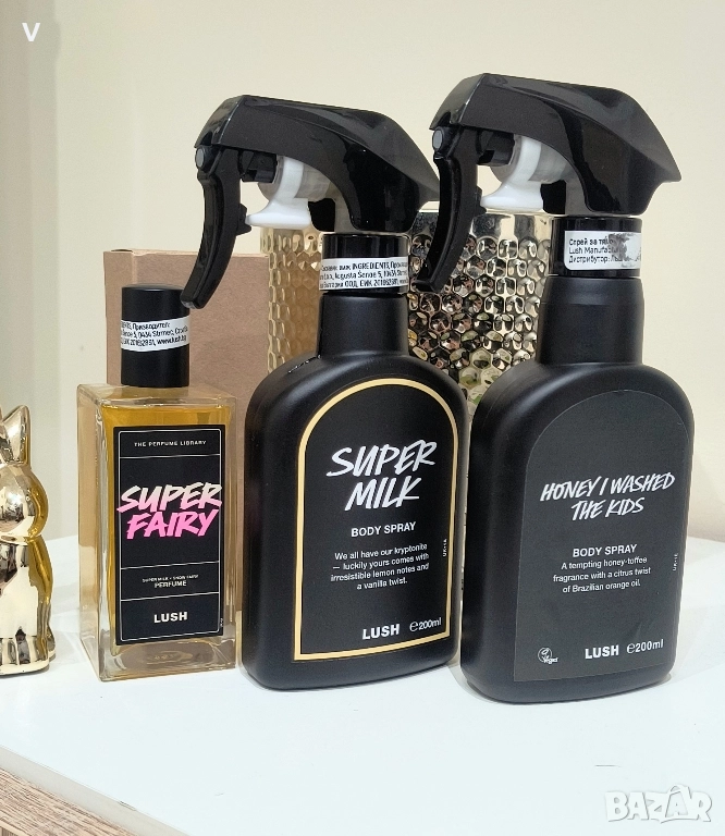 Парфюм спрей LUSH Super Fairy Super Milk Honey i washed the kids Creme Brulee Theodoros Kalotinis , снимка 1