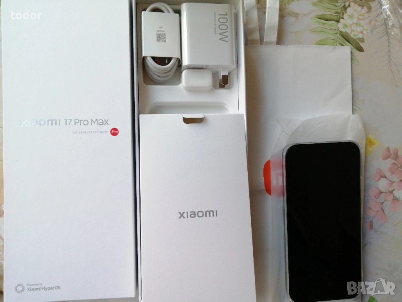 Чисто нов Xiaomi 17 pro max, 16+6Gb, 1Tb, снимка 1