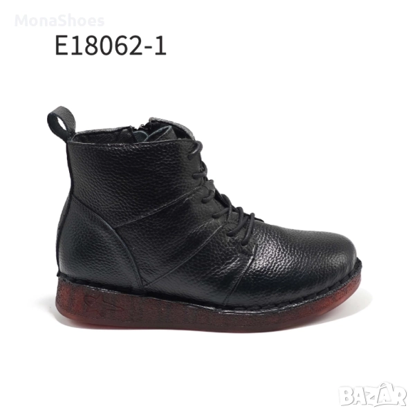 Дамски боти есесвена кожа код 18062, снимка 1