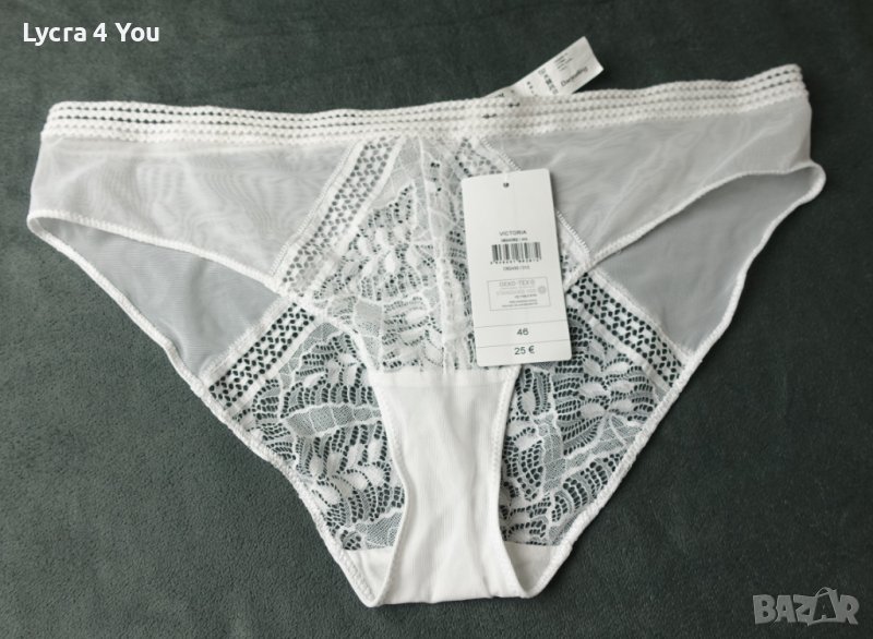 Нови френски тюлени бикини с дантела и красив колан на талията L/XL, снимка 1