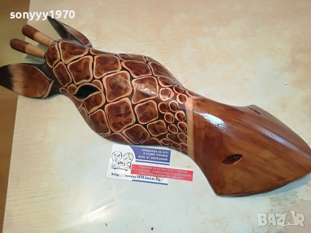 МАСКА ДЪРВЕНА ЗА СТЕНА 55СМ 0202231644, снимка 3 - Антикварни и старинни предмети - 39530811