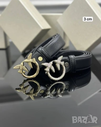 колани от естествена кожа в кутия pinko 