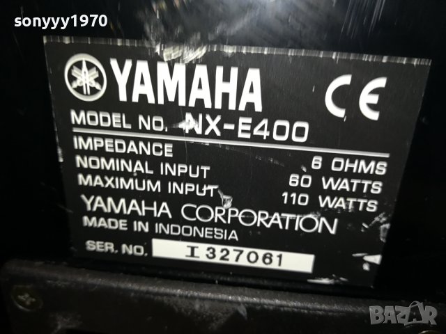 YAMAHA NX-E400 1БР ТОНКОЛОНА ВНОС SWISS 270823192LK5, снимка 12 - Тонколони - 41983145