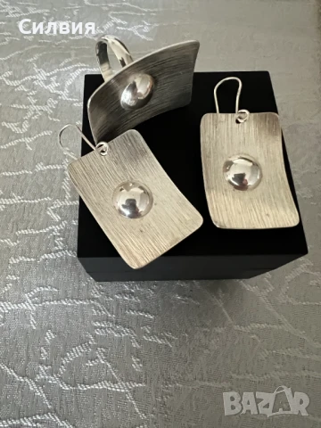 Дизайнерски сребърен комлект