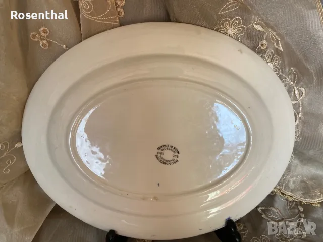 Елипсовидни английски плата, снимка 4 - Чинии - 47348619