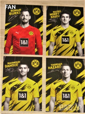 Борусия Дортмунд комплект оригинални футболни картички от сезон 2020/21 , снимка 2 - Фен артикули - 38826414