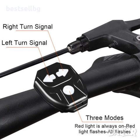 Задни светлини за велосипед мигачи LED задна светлина стоп за колело, снимка 4 - Аксесоари за велосипеди - 40796575