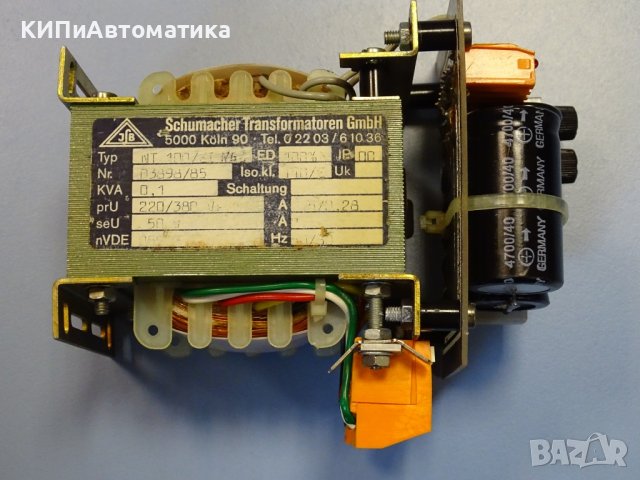 трансформатор Schumacher Transformator NT 100/KI 380/220/50V, снимка 4 - Резервни части за машини - 42539458