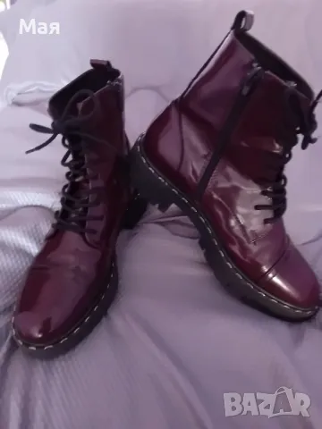 Боти от естествена кожа, снимка 5 - Дамски боти - 47321412