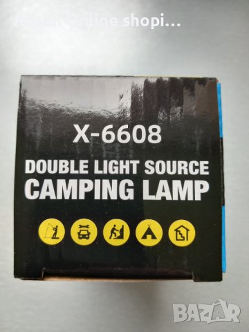 LED лампа с power bank и фенер 3 в 1 висяща за къмпинг и палатка. Водоустойчива!, снимка 6 - Къмпинг осветление - 40323298