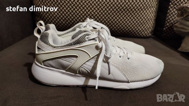 Puma Aril Blaze Trainers Lace Up Mens Shoes White Textile 359792 05 , снимка 9 - Маратонки - 41661960