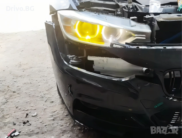 Гаранция! Жълти Висококачествени DRL Angel Eyes за BMW F30 F31 Pre-LCI, снимка 3 - Части - 53411499