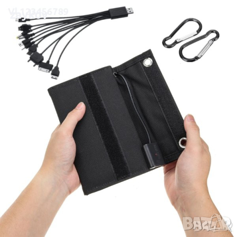 Сгъваем соларен панел 15 Вата, снимка 3 - Друга електроника - 44810367