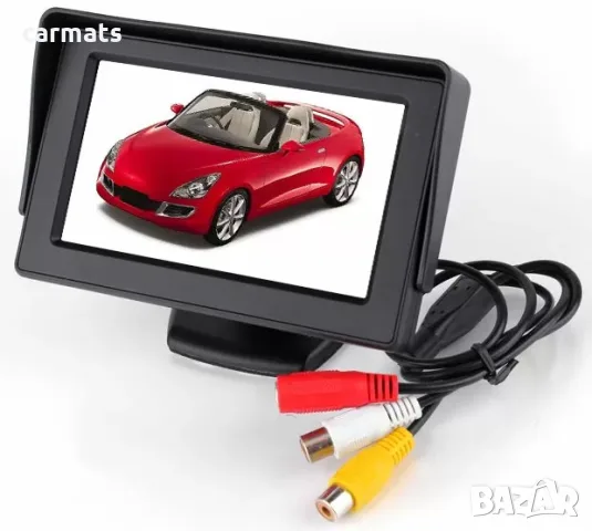 Цветен LCD дисплей 4,5" за камера за задно виждане