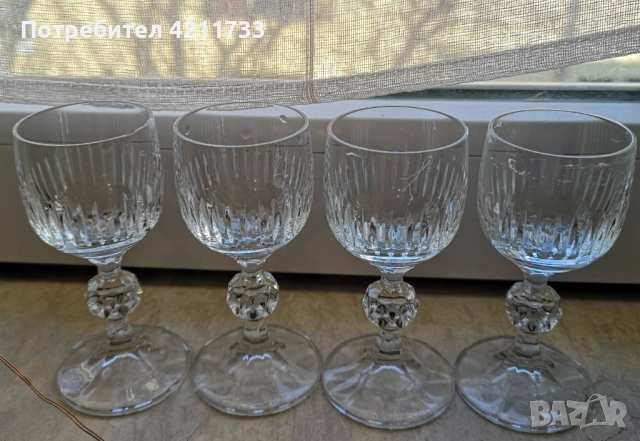 5 кристални чаши за алкохол НОВО, снимка 10 - Чаши - 52735773