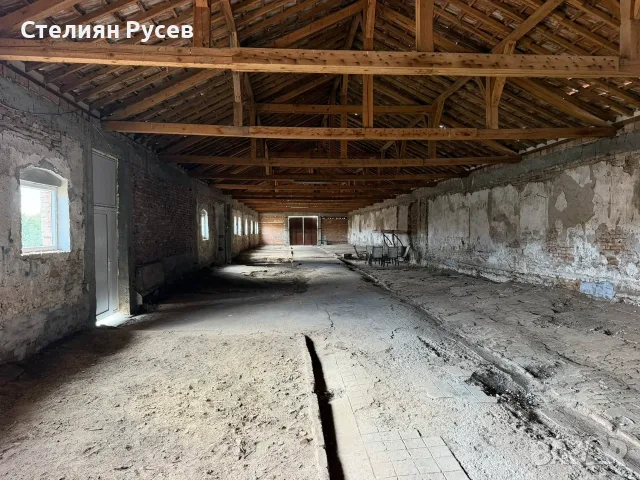 хале склад база 585кв + 2800кв площадка ,на 15км от Силистра - 68 000 евро цена - 585 кв масивна тух, снимка 11 - Складове - 56183468